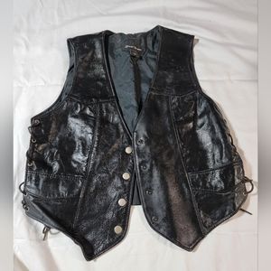 Woment leather vest